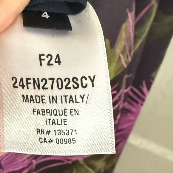 Oscar de la Renta Chrysanthemum Floral Midi Dress - Picture 10 of 12